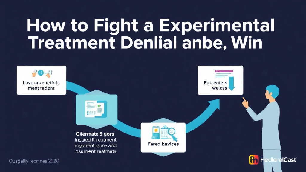 Step-by-step visual guide for implementing fight a Experimental Treatment Denial and Win