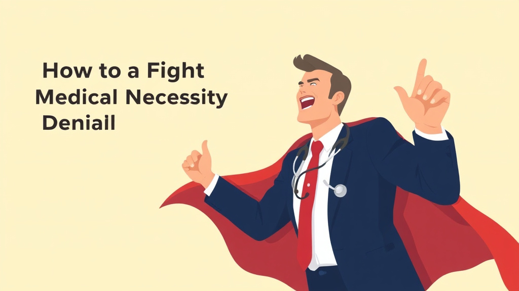 Detailed visual representation of fight a Medical Necessity Denial and Win