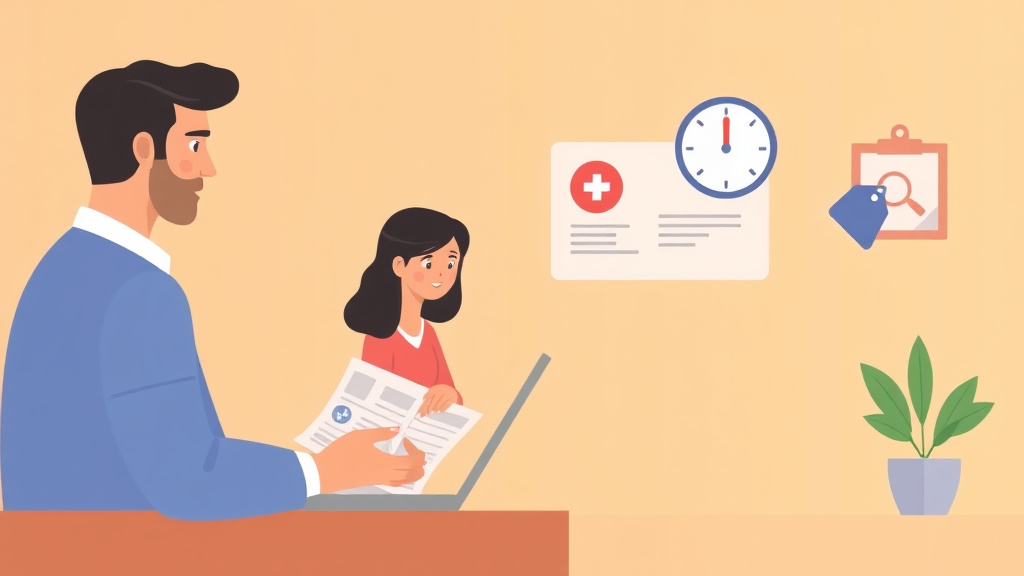 A professional illustration depicting track Your Insurance Appeal