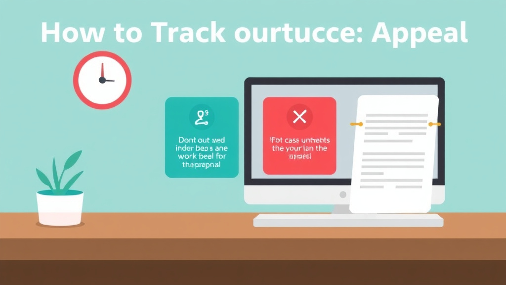 Action-oriented illustration showing how to apply track Your Insurance Appeal