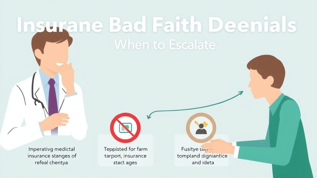 Real-world application diagram for insurance Bad Faith Denials: When to Escalate