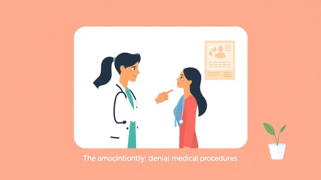An informative visual explaining most Commonly Denied Medical Procedures for beginners and professionals