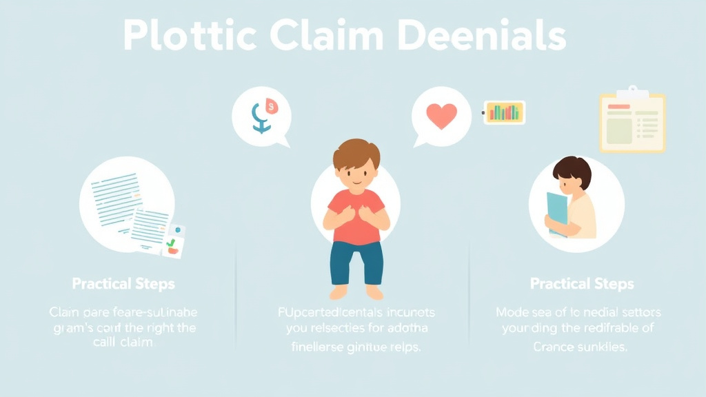 Action-oriented illustration showing how to apply pediatric Claim Denials: Fighting for Your Child