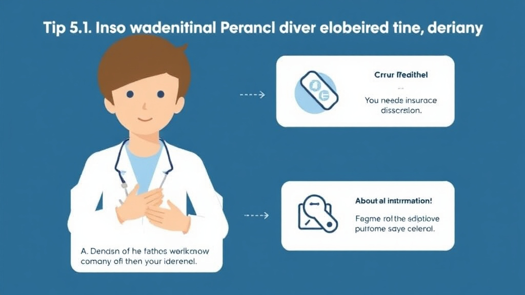 Action-oriented illustration showing how to apply tips for Calling Your Insurance Company About a Denial