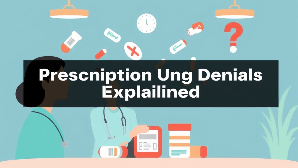Conceptual diagram showing how prescription Drug Denials Explained works in practice