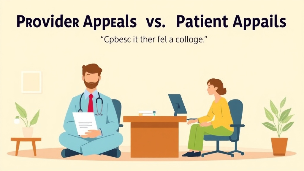 Clear illustration of provider Appeals vs. Patient Appeals: What Is the Difference with supporting details
