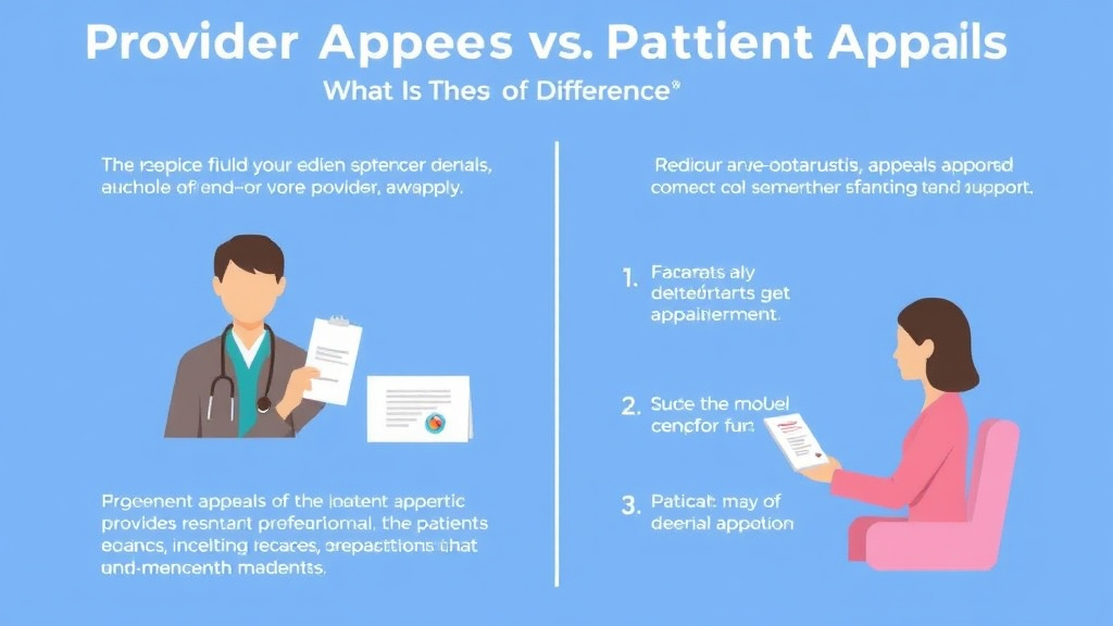 Hands-on guide visualization for provider Appeals vs. Patient Appeals: What Is the Difference