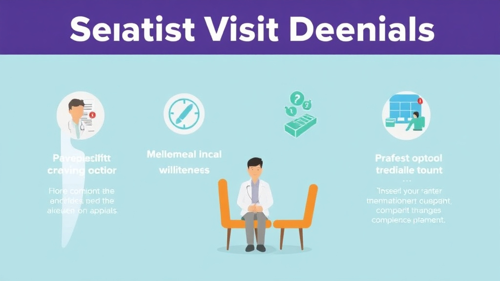 Practical workflow diagram for specialist Visit Denials Explained