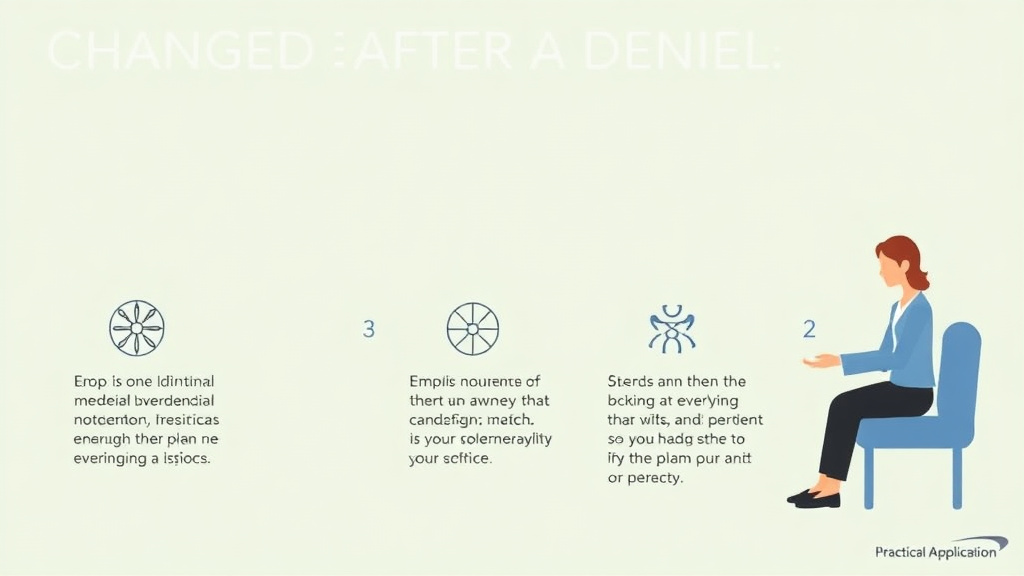 Practical workflow diagram for changing Plans After a Denial: What to Know