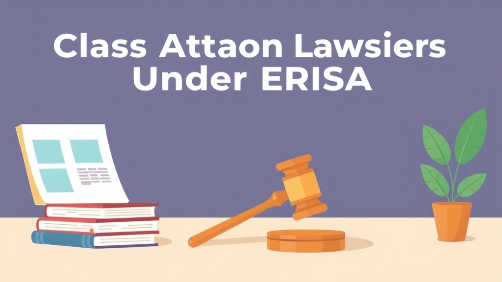 Conceptual diagram showing how class Action Lawsuits Under ERISA works in practice