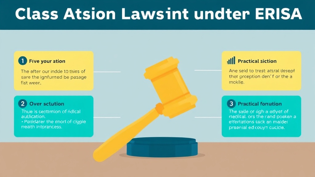 Hands-on guide visualization for class Action Lawsuits Under ERISA