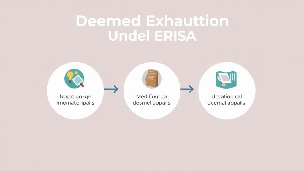 Step-by-step visual guide for implementing deemed Exhaustion Under ERISA