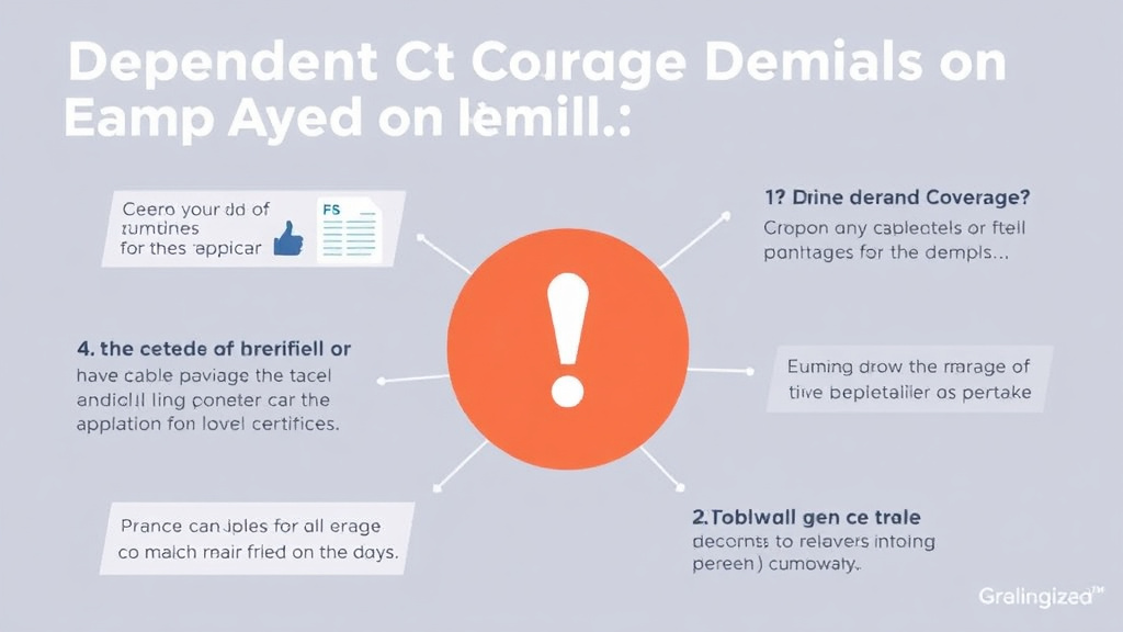 Step-by-step visual guide for implementing dependent Coverage Denials on Employer Plans