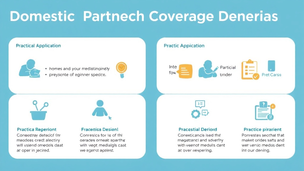 Step-by-step visual guide for implementing domestic Partner Coverage Denials