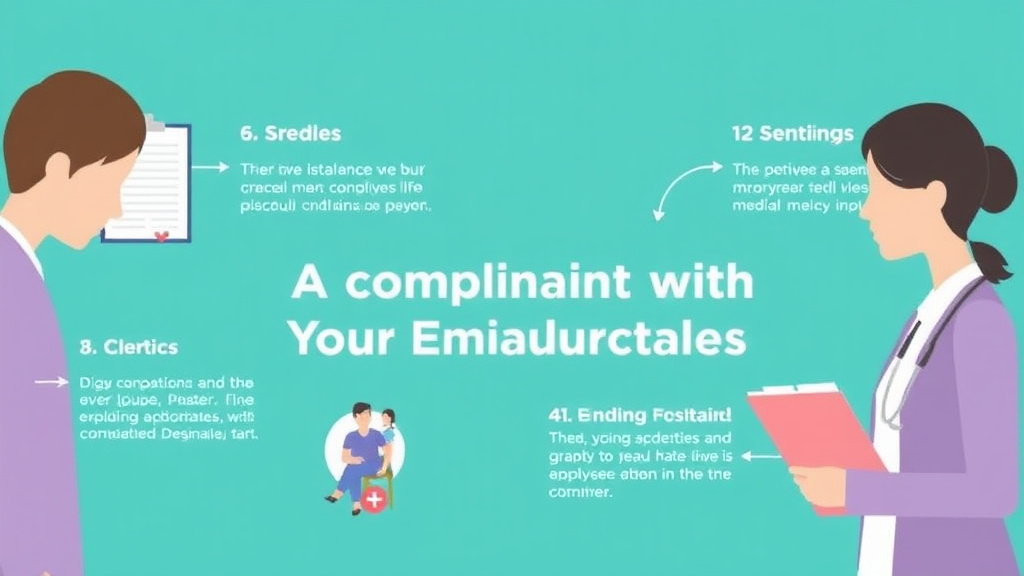 Practical checklist visual for filing a Complaint with Your Employer About the Insurer
