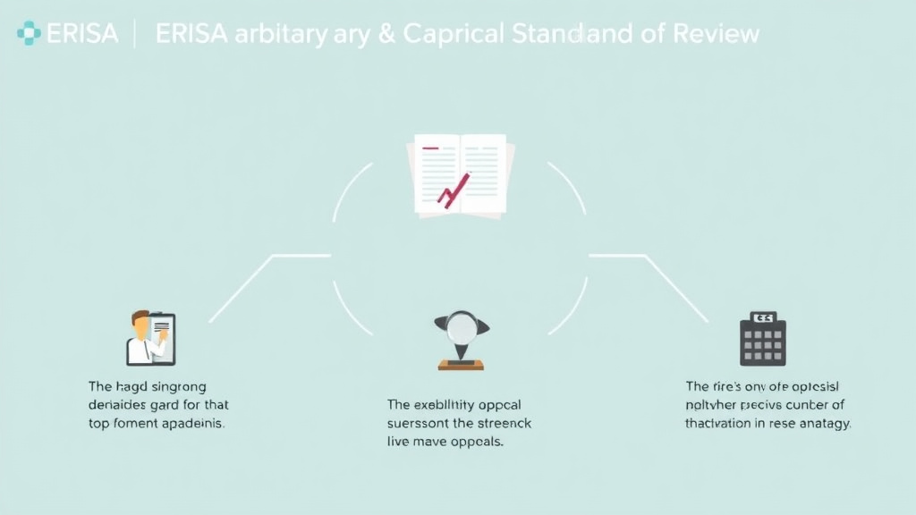 Practical workflow diagram for ERISA Arbitrary and Capricious Standard of Review