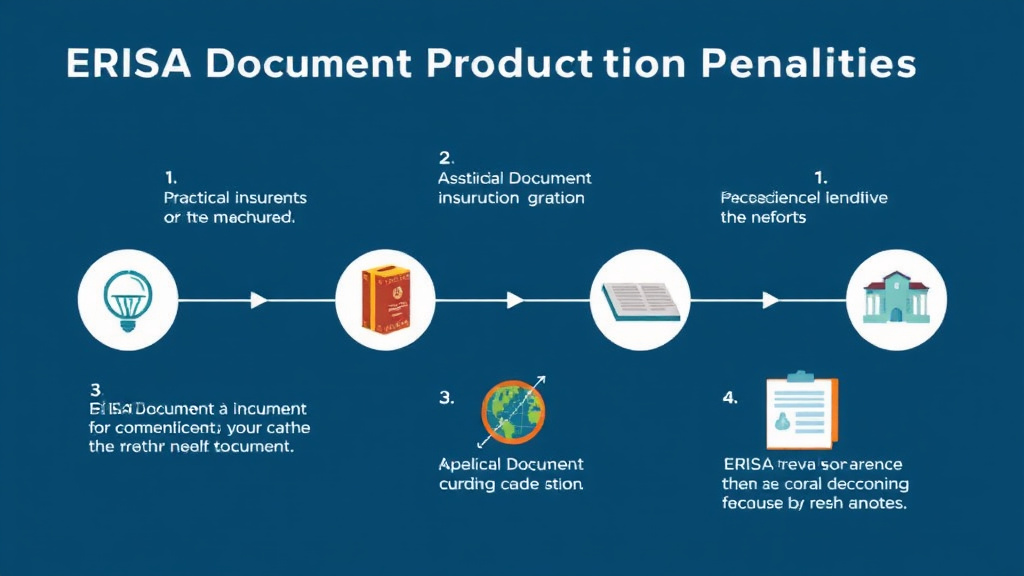 Action-oriented illustration showing how to apply ERISA Document Production Penalties