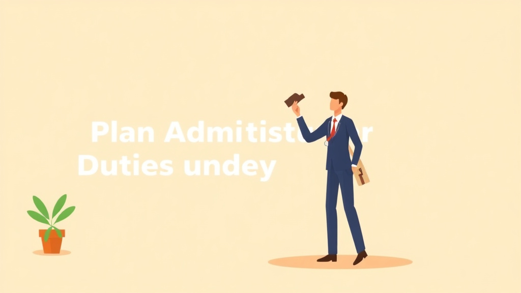 Detailed visual representation of plan Administrator Duties Under ERISA