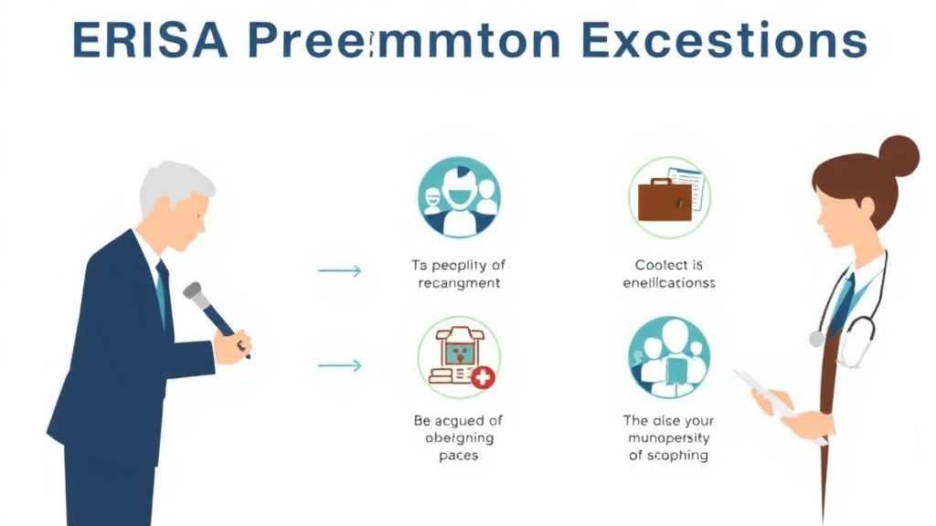 Hands-on guide visualization for ERISA Preemption Exceptions