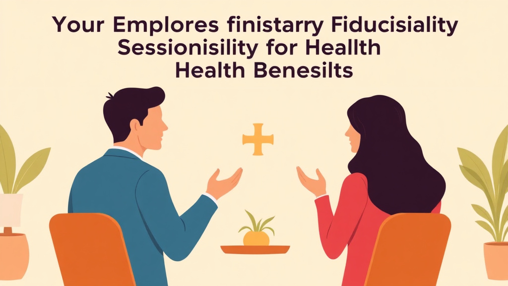 Visual overview of your Employer's Fiduciary Responsibility for Health Benefits with key concepts highlighted