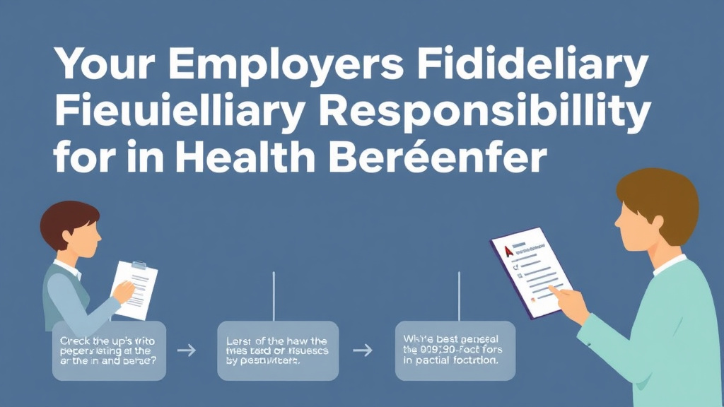 Hands-on guide visualization for your Employer's Fiduciary Responsibility for Health Benefits