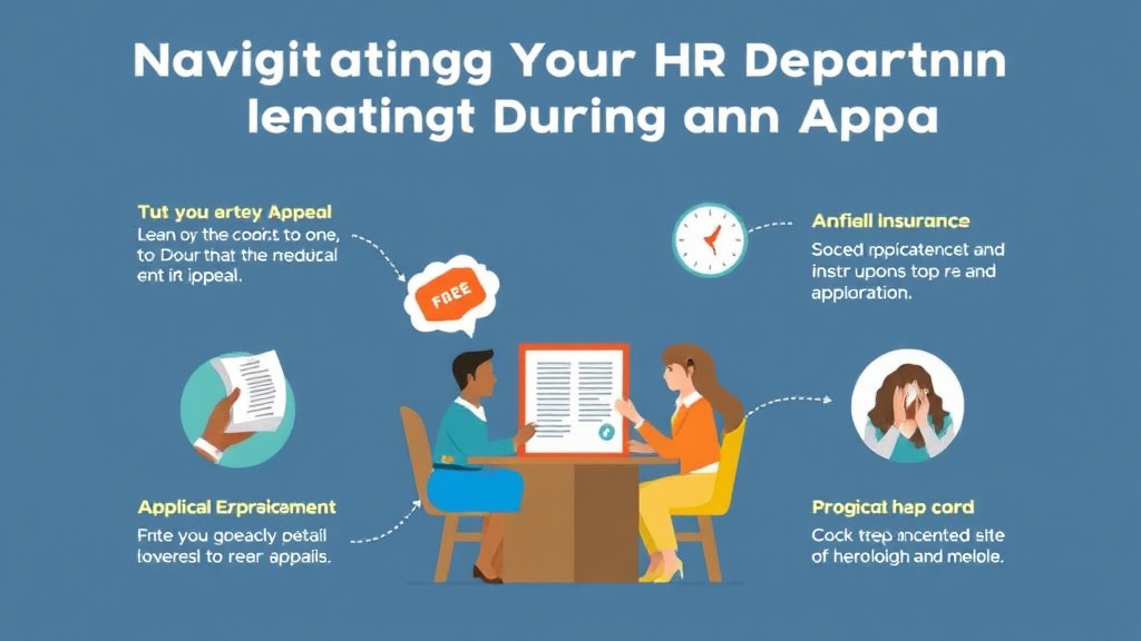 Practical checklist visual for navigating Your HR Department During an Appeal