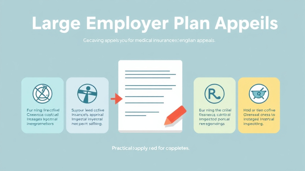 Practical workflow diagram for large Employer Plan Appeals