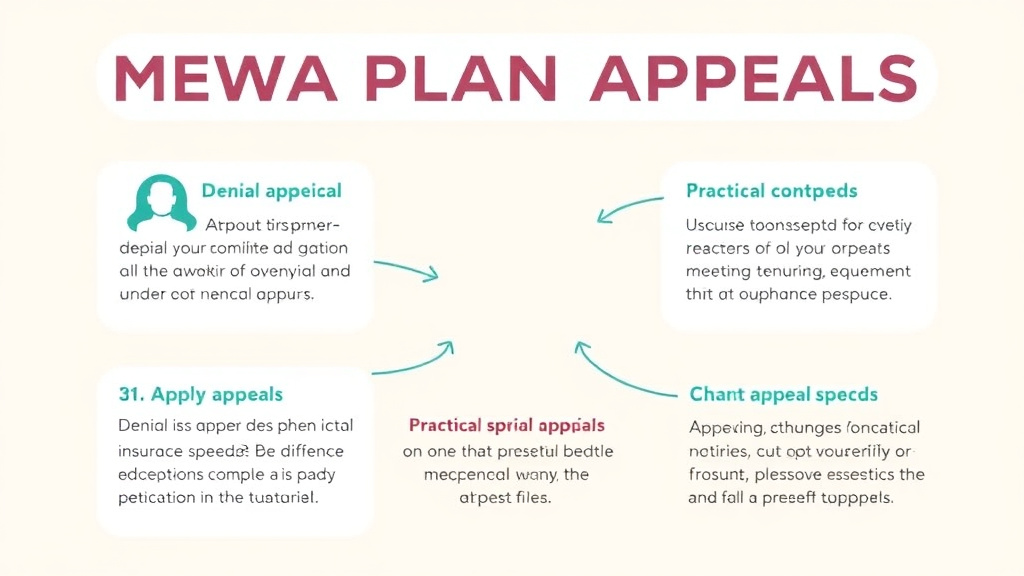 Practical workflow diagram for MEWA Plan Appeals