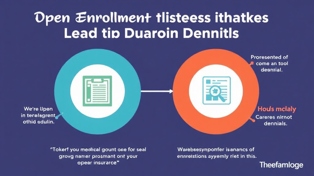 Step-by-step visual guide for implementing open Enrollment Mistakes That Lead to Denials