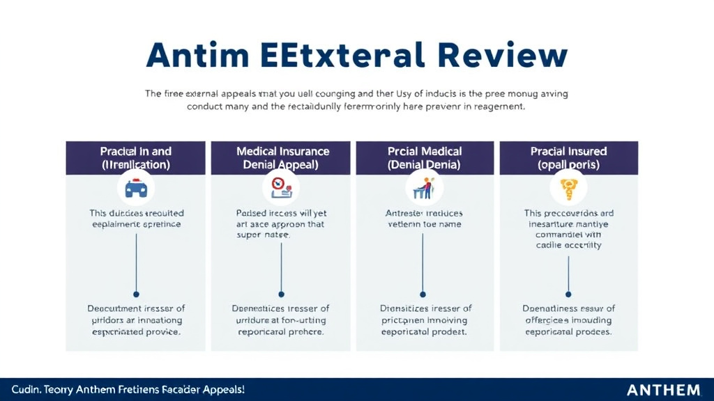 Step-by-step visual guide for implementing anthem External Review After {name} Denial