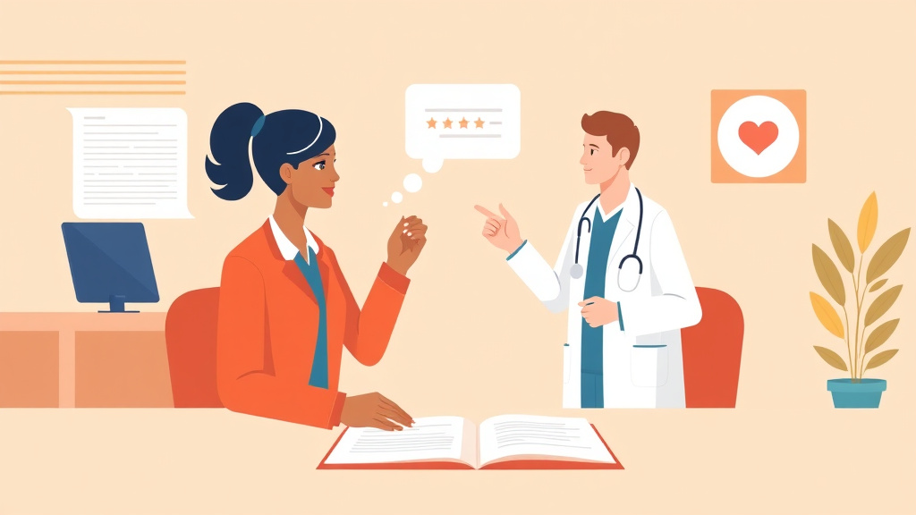 Educational graphic covering the essentials of centene Peer-to-Peer Review Process