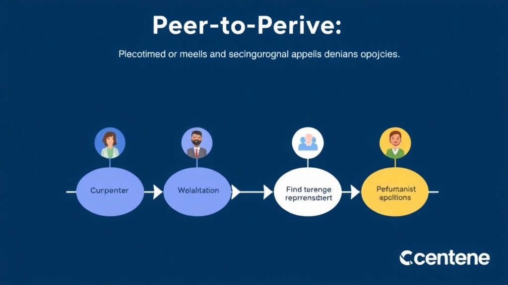 Practical checklist visual for centene Peer-to-Peer Review Process