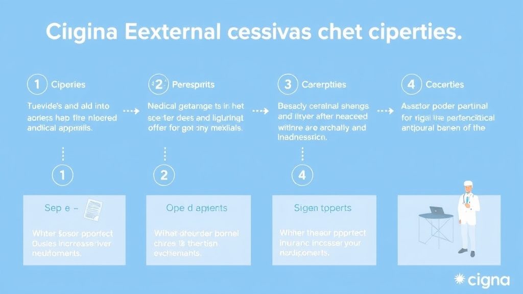 Practical checklist visual for cigna External Review After {name} Denial