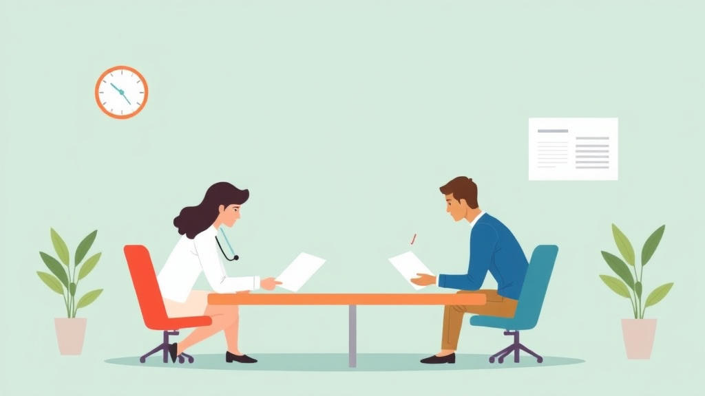 Illustration breaking down the fundamentals of cigna Peer-to-Peer Review Process