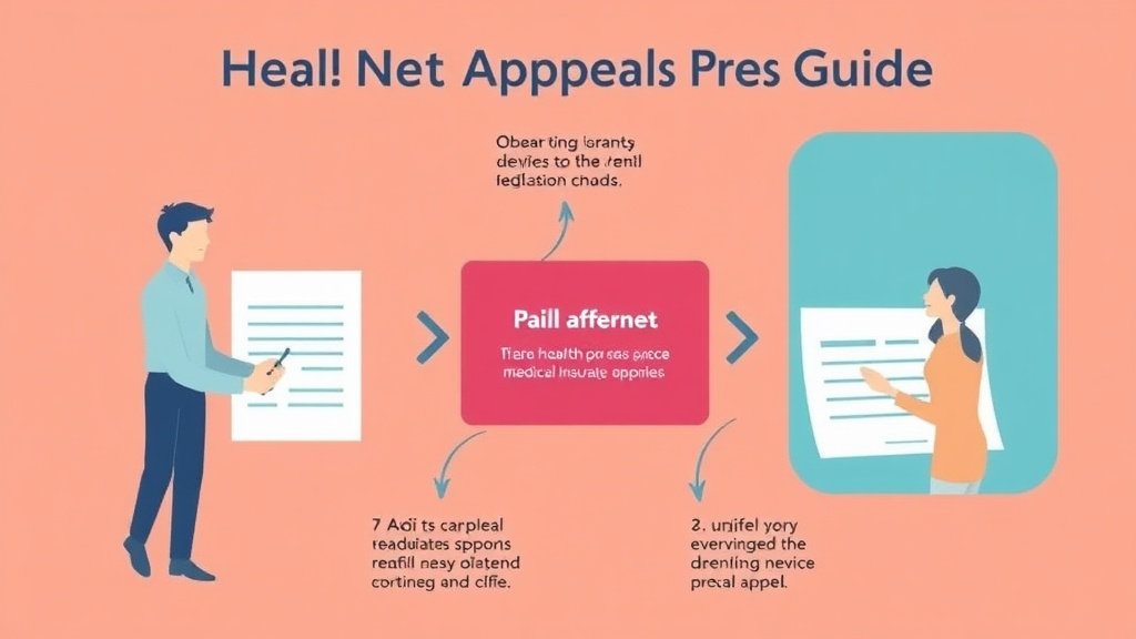 Process flow illustration for putting health Net Appeal Process Guide into action