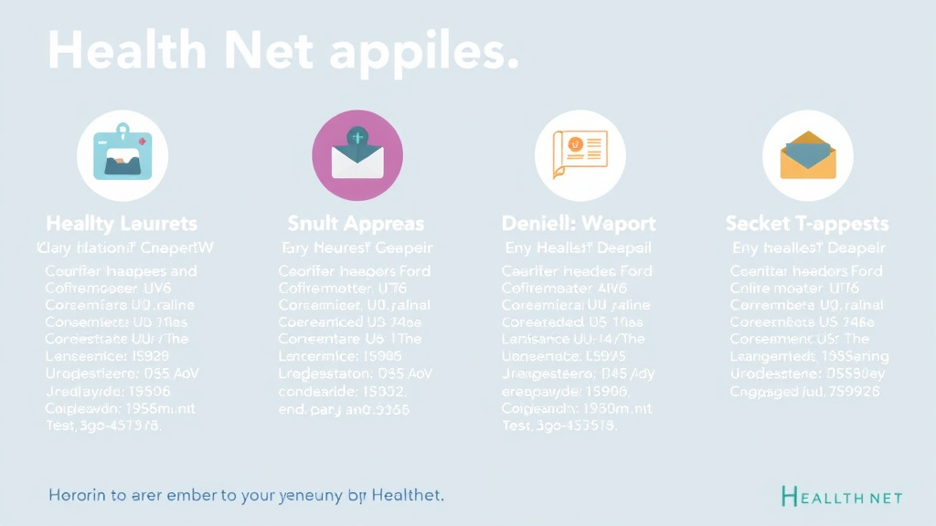 Hands-on guide visualization for health Net Appeals Contact Information and Addresses