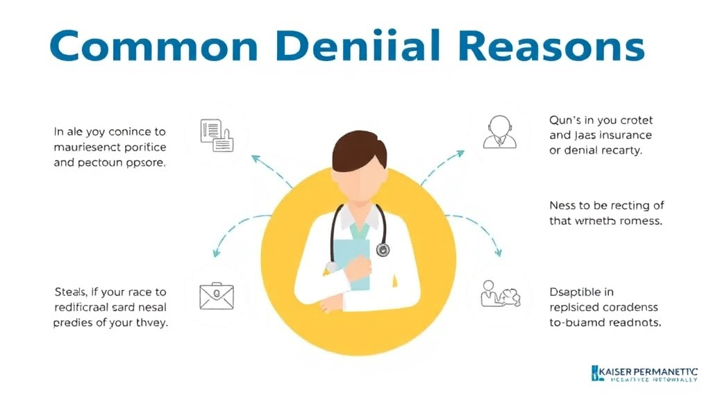 Implementation roadmap for kaiser Permanente Common Denial Reasons with actionable steps