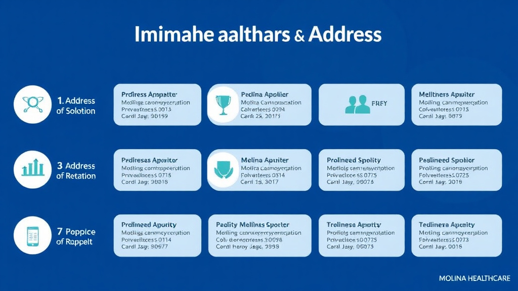 Real-world application diagram for molina Healthcare Appeals Contact Information and Addresses