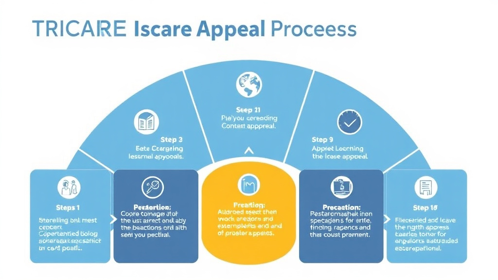 Action-oriented illustration showing how to apply TRICARE Appeal Process Guide