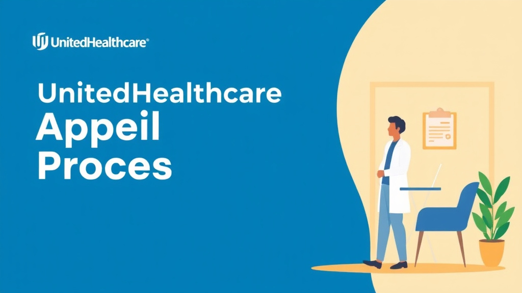 Visual overview of unitedHealthcare Appeal Process Guide with key concepts highlighted