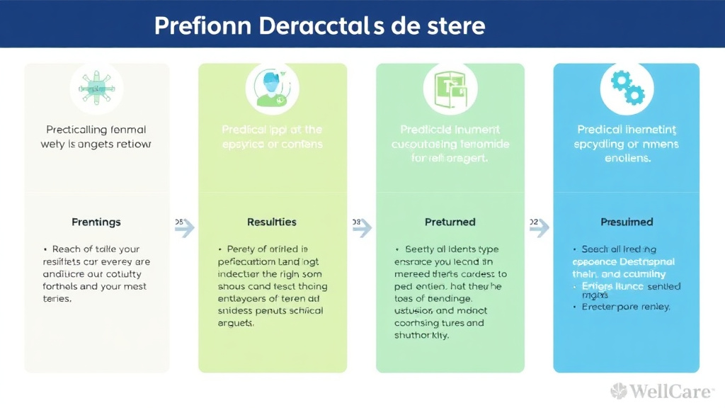 Step-by-step visual guide for implementing wellCare Peer-to-Peer Review Process