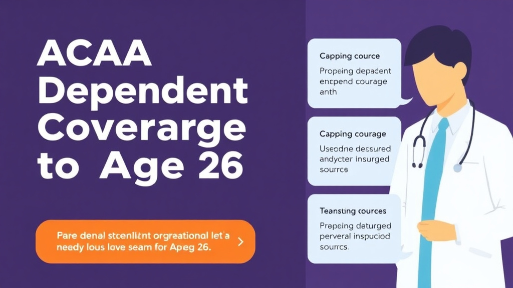 Practical workflow diagram for ACA Dependent Coverage to Age 26
