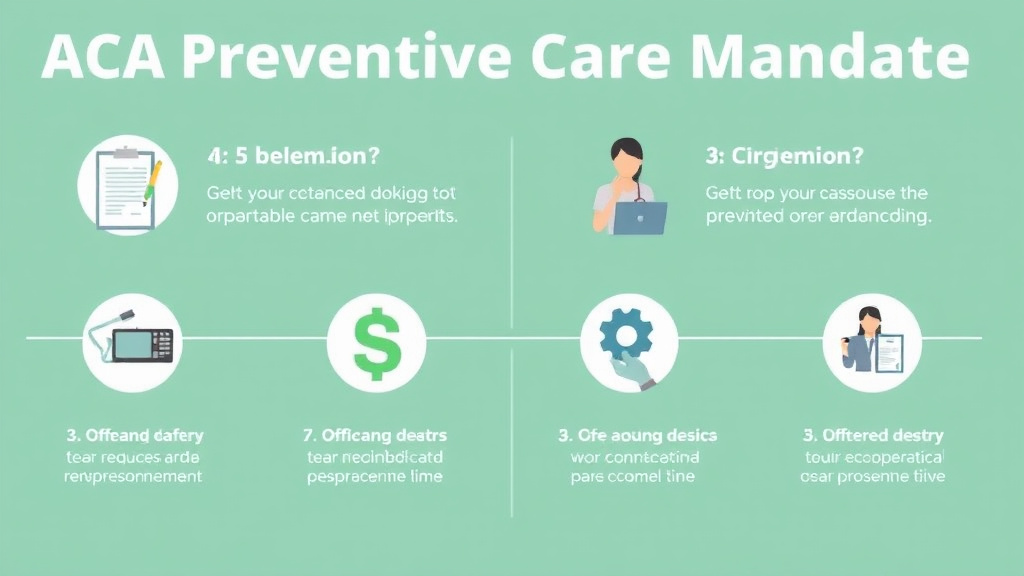 Process flow illustration for putting ACA Preventive Care Mandate into action