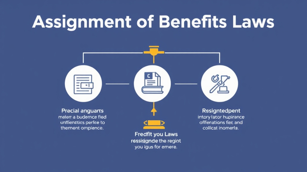 Action-oriented illustration showing how to apply assignment of Benefits Laws