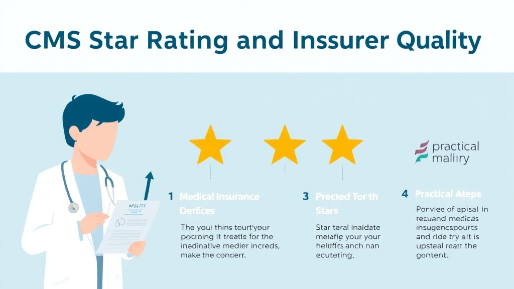 Practical checklist visual for CMS Star Ratings and Insurer Quality