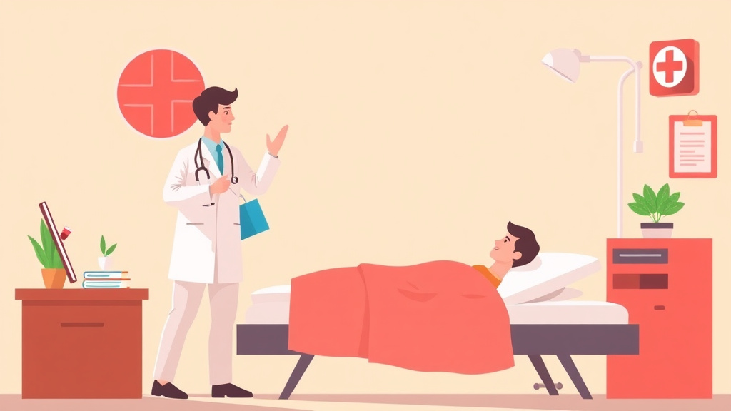 Illustration breaking down the fundamentals of EMTALA: Emergency Medical Treatment and Labor Act