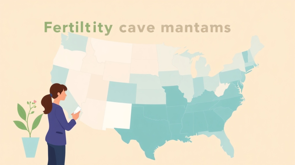 Conceptual diagram showing how fertility Coverage Mandates by State works in practice