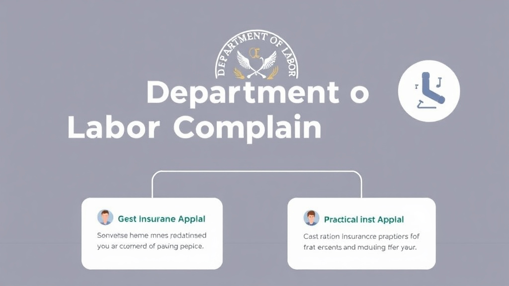 Implementation roadmap for filing a Department of Labor Complaint with actionable steps