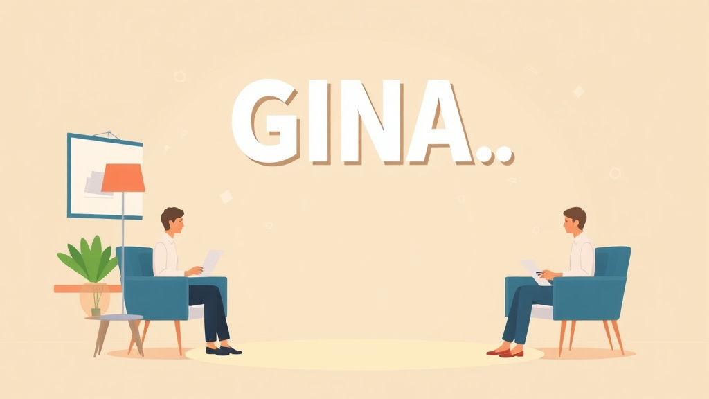 Illustration breaking down the fundamentals of GINA: Genetic Information Nondiscrimination Act
