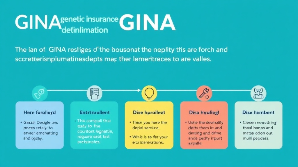 Step-by-step visual guide for implementing GINA: Genetic Information Nondiscrimination Act